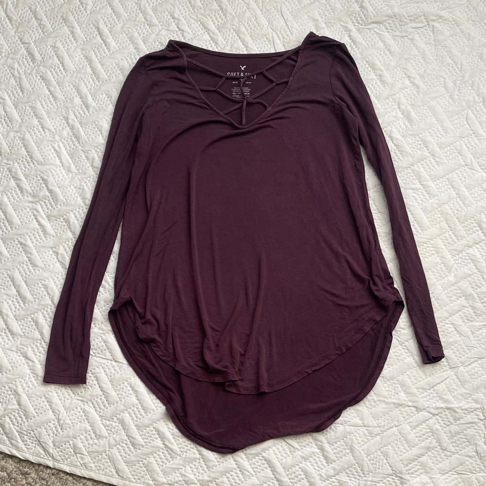 Soft & Sexy Long Sleeve Top with beautiful scoop.
